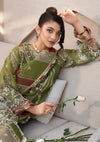closeup image of Embroidered Organza Hand Embellished Sleeves.